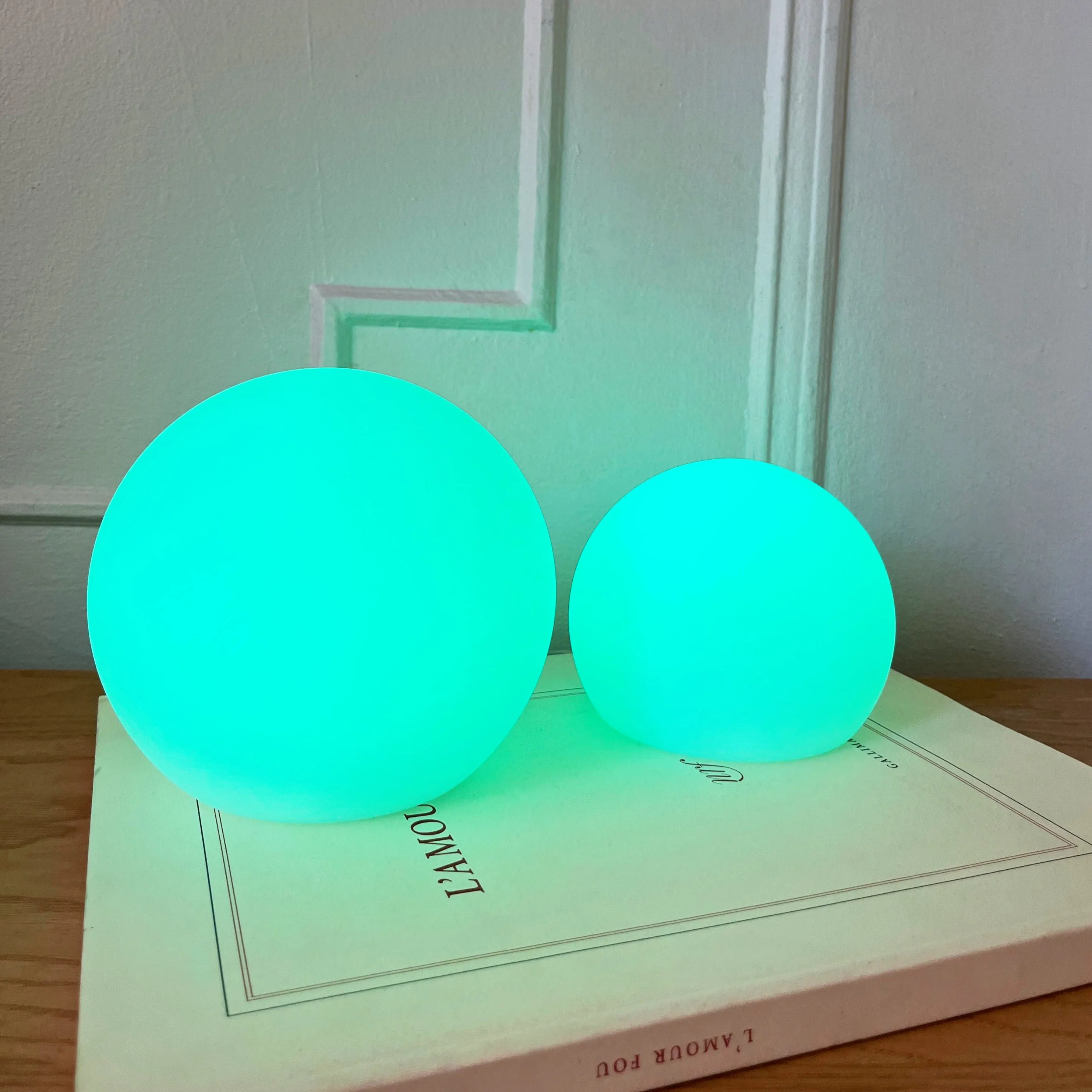 Moon Cordless LED Table Lamp with Rechargeable Batteries