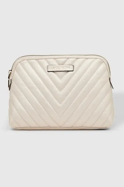 POSITANO COSMETIC CASE PEARL WHITE