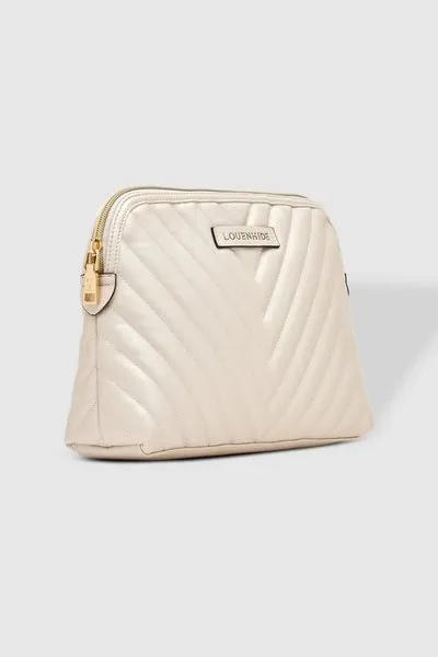 POSITANO COSMETIC CASE PEARL WHITE