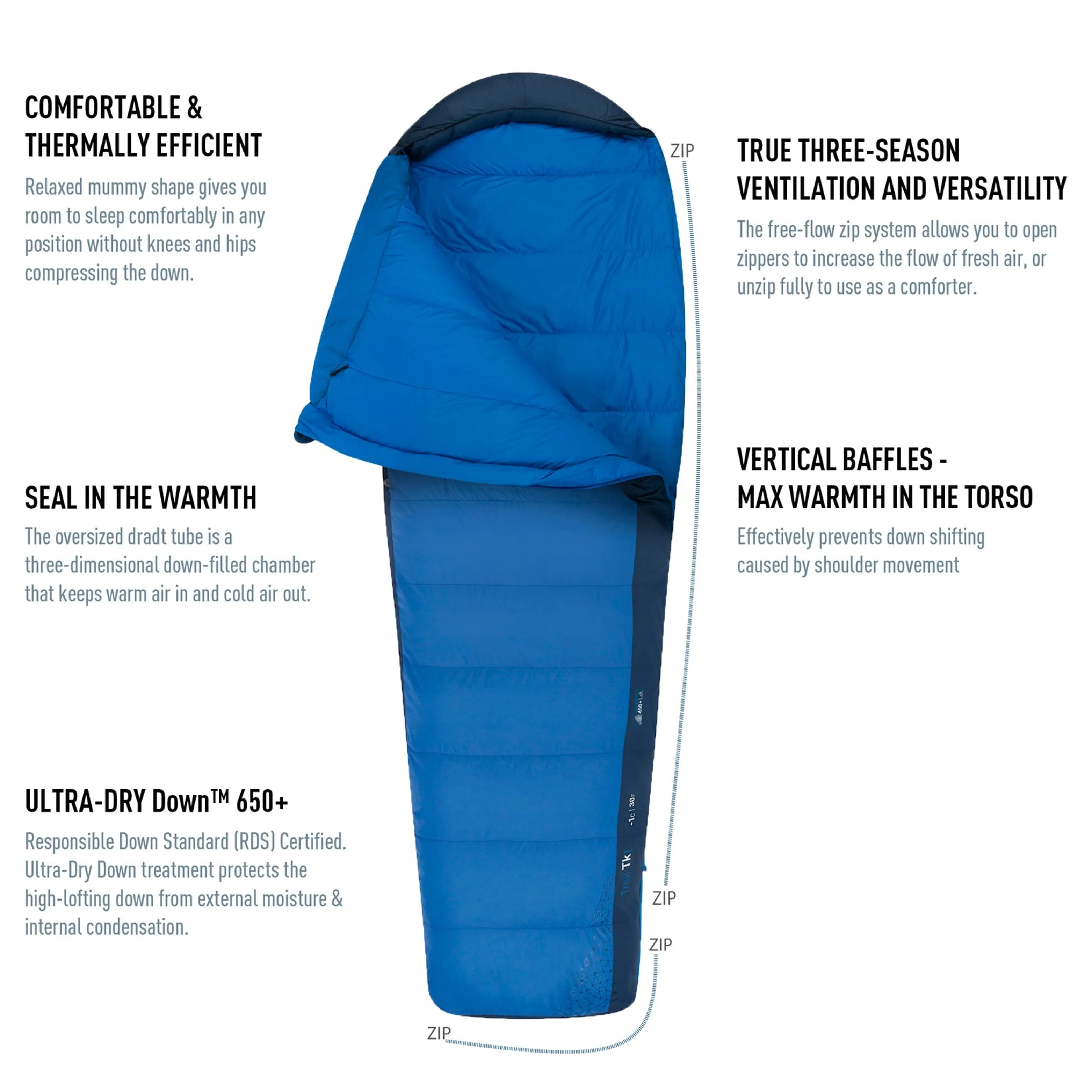 Trek Down Sleeping Bag 30º